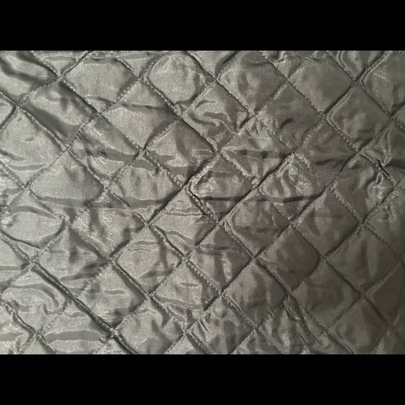 Vintage Moschino Black Quilted Moto Denim Style Patented Jacket UK 44 / US 10 - Picture 6 of 8